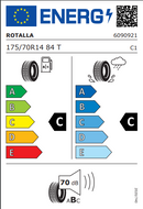 Rotalla 175 70 14 84T RH02 tyre
