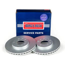 Borg & Beck Brake Disc Pair  - BBD4074 fits Vaux,opel.astra,meriva, 98-