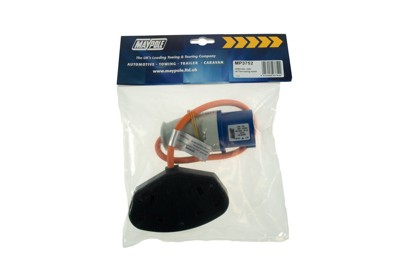 Maypole 230V UK Twin Trailing Socket