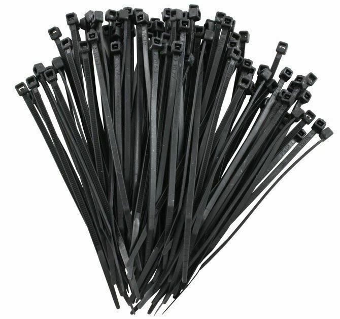 High Quality Assorted Pack Of Black Cable Zip Ties
