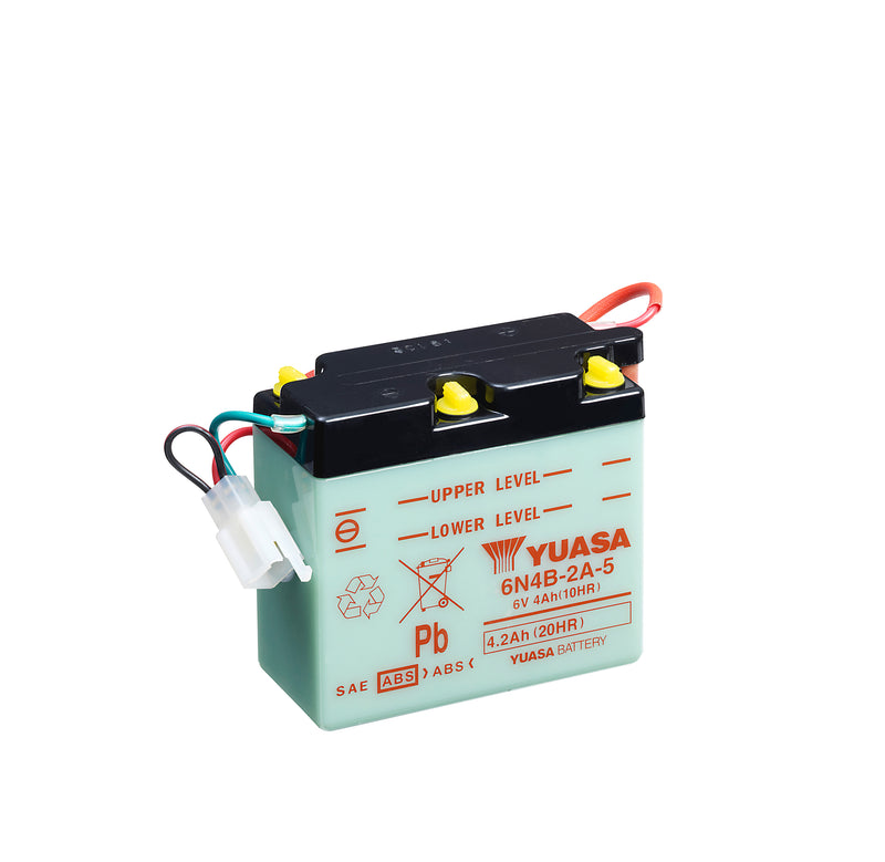 6N4B-2A-5 (DC) 6V Yuasa Conventional Battery (5470976868505)