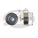 Gates FleetRunner Idler Pulley - T36401