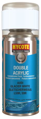 Hycote Double Acrylic Audi Glacier White Spray Paint - 150ml