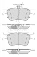 Borg & Beck Rear Brake Pad Set -BBP2509