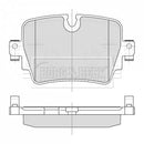 Borg & Beck Rear Brake Pad Set - BBP2502 fits Jaguar F-Type 3.0 17 10/13-