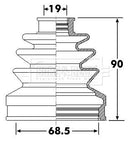 Borg & Beck Cv Joint Boot Kit Part No -BCB6300