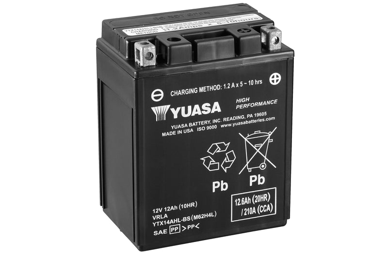 YTX14AHL-BS (CP) 12V Yuasa High Performance MF VRLA Battery (5470973460633)