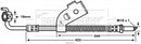 Borg & Beck Brake Hose Part No -BBH6151