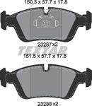 Alpina Bentley BMW Wiesmann, Brake Pad Set - Textar 2328702