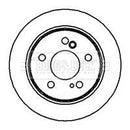 Borg & Beck Brake Disc Pair Part No -BBD4872