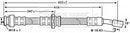 Borg & Beck Brake Hose Part No -BBH7206