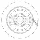 Borg & Beck Brake Disc Single  - BBD6118S fits Mercedes E Class (W212) 01/09