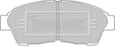 Borg & Beck Brake Pad Set -  BBP1683 fits Toyota Corolla 06/97-02/02
