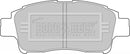 Borg & Beck Brake Pad Set -  BBP1681 fits Toyota Yaris (Drums) 99-10/05
