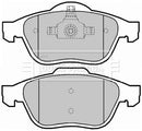 Borg & Beck Brake Pad Set - BBP2016 fits Renault Megane II 2.0 Turbo 05