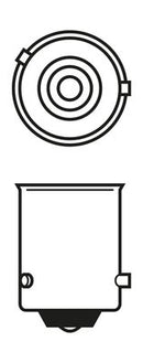 Bosch Eco Py21W 12V Bau15S 581 Trade Pk Part No - 1987302812