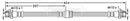 Borg & Beck Brake Hose  - BBH7104 fits Mitsubishi L200,Pajero II