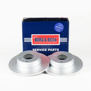 Borg & Beck Brake Disc Pair  - BBD4466 fits BMW 120i 04-