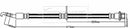 Borg & Beck Brake Hose  - BBH8226 fits Lexus LS460,LS600h 4.6,5.0 07-