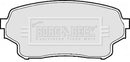 Borg & Beck Front Brake Pad Set - BBP1953 fits Suzuki Grand Vitara 05-