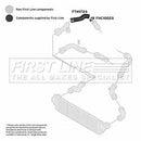 First Line Turbo Hose  - FTH1724 fits VAG Transporter 2.5D BNZ BPC