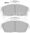 Key Parts Brake Pad Set - KBP1417 fits Honda Civic/Rover MG 95-