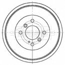 Borg & Beck Brake Drum (Single) - BBR7267 fits Ford Ecosport 10/13-