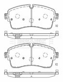 Borg & Beck Brake Pad Set -BBP2800