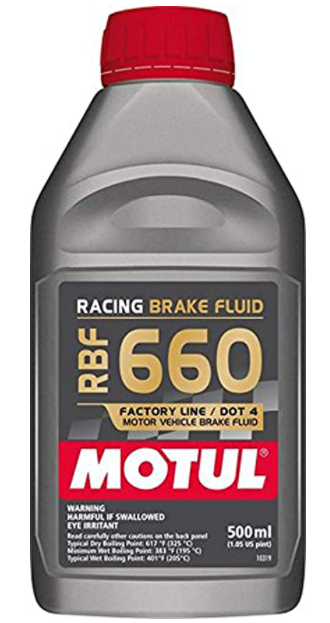 Motul RBF 660 Factory Line Racing Brake Fluid  100% (DOT 4) 0.5 Litres 101666
