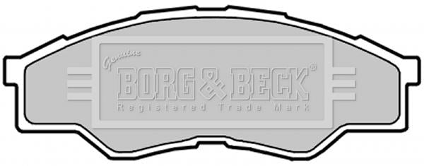 Borg & Beck Front Brake Pad Set - BBP2032 fits Toyota Hilux 07-