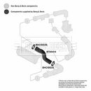 Borg & Beck Turbo Hose  - BTH1414 fits VAG LT MKII 2.5TDi 99-06