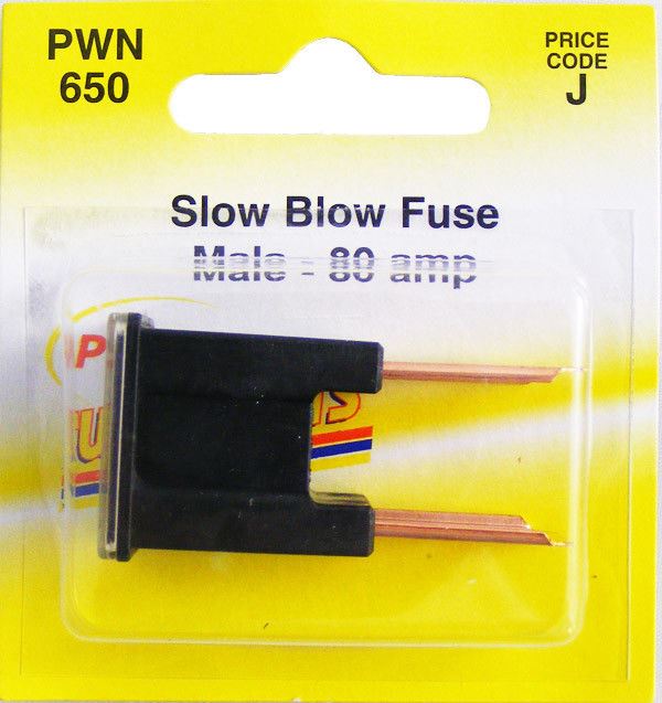 Pearl PWN650 Slow Blow Fuse-Male 80A
