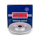 Borg & Beck Brake Disc  - BBD6221S fits Discovery Sport 2.0, 2.2 18 06/15-
