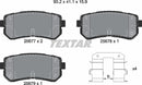 Hyundai Kia, Brake Pad Set - Textar 25677012148703