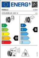Pirelli 235 60 18 103V Scorpion Winter tyre