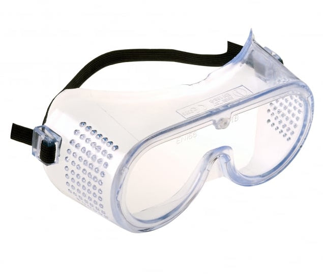 Brand New Full Protection Safety Goggles (1 pair) Clear Soft Vinyl Cover PPE