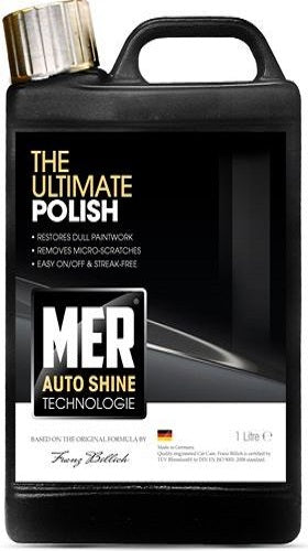 Mer Auto Shine Professional Ultimate Shine Polish Wax Bottle 1Ltr
