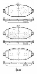 Borg & Beck Front Brake Pad Set -BBP2513