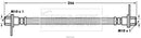 Borg & Beck Brake Hose  - BBH7694 fits Mit ASX,Lancer,Outlander II
