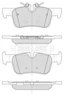 Borg & Beck Rear Brake Pad Set -BBP2499