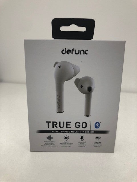 Defunc White Wireless Bluetooth Earphones
