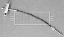 Borg & Beck Brake Cable - Front -BKB3401