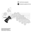 First Line Air Filter Hose  - FTH1456 fits Ford,Volvo 1.6D 1.6TDCi