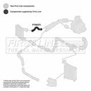 First Line Turbo Hose  - FTH1171 fits VAG Touareg,Q7 3.0d 03-