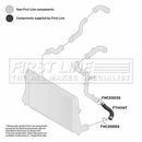 First Line Turbo Hose  - FTH1147 fits VAG A3,Leon,Eos,Jetta 03-