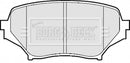 Borg & Beck Front Brake Pad Set - BBP2075 fits Mazda MX5 III 05-