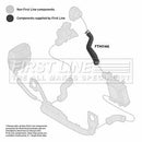 First Line Turbo Hose  - FTH1146 fits VAG A4 2.0