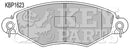 Key Parts Brake Pad Set - KBP1623 fits Peugeot 206 1998-