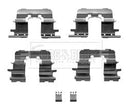Borg & Beck Fitting Kit -  Pads  - BBK1349 fits Toyota Avensis Verso 01-05