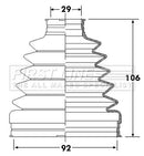 First Line Cv Joint Boot Kit  - FCB6307 fits Mercedes ML Series